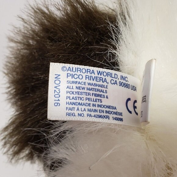 Aurora World 12" Siamese Kitty Cat Blue Eyes 2016 Plush - Picture 6 of 7